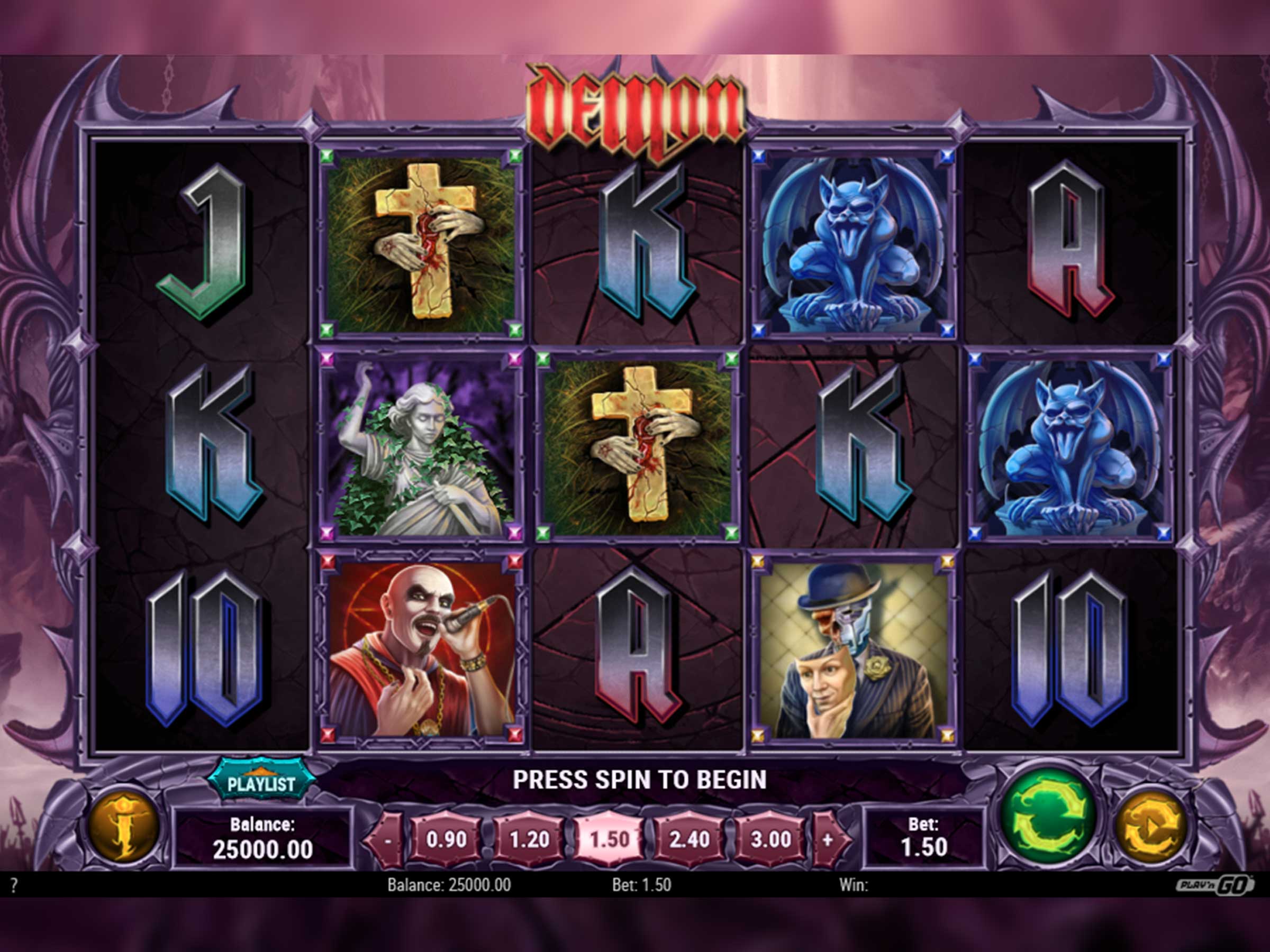 demon winning slot