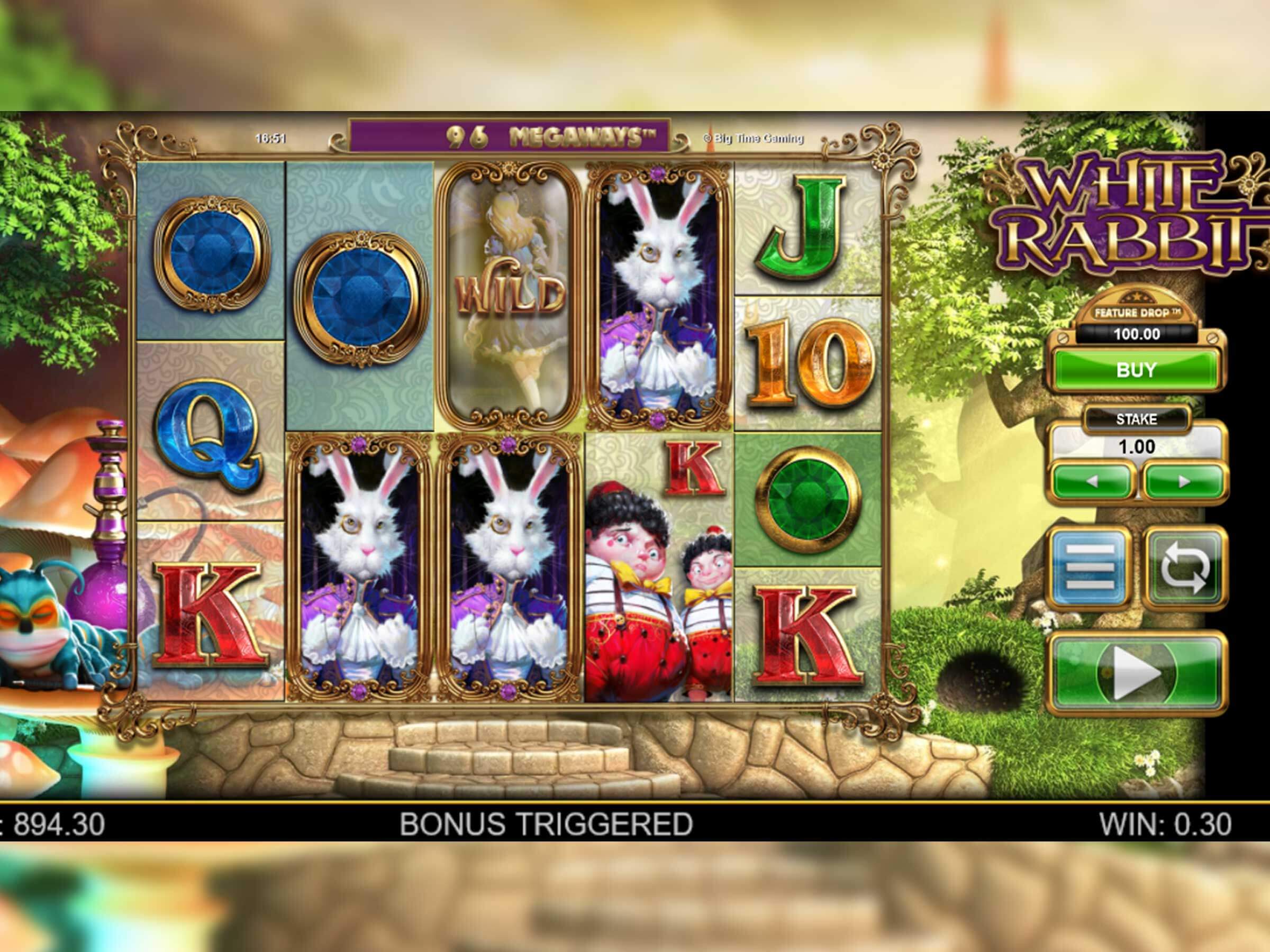 White Rabbit Bonus Game