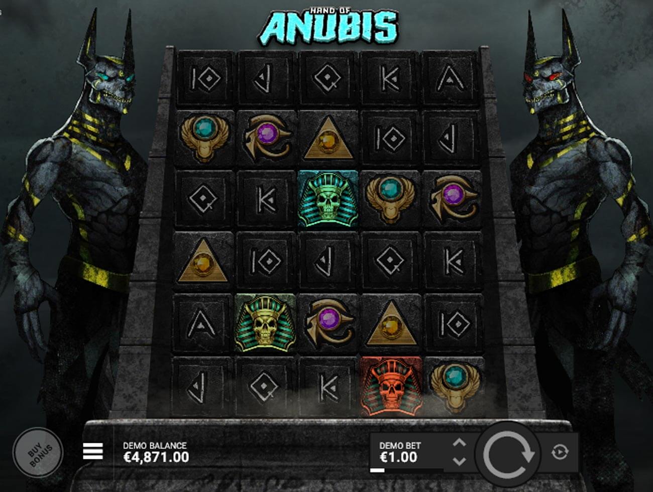 Hand of Anubis Bonus Symbols