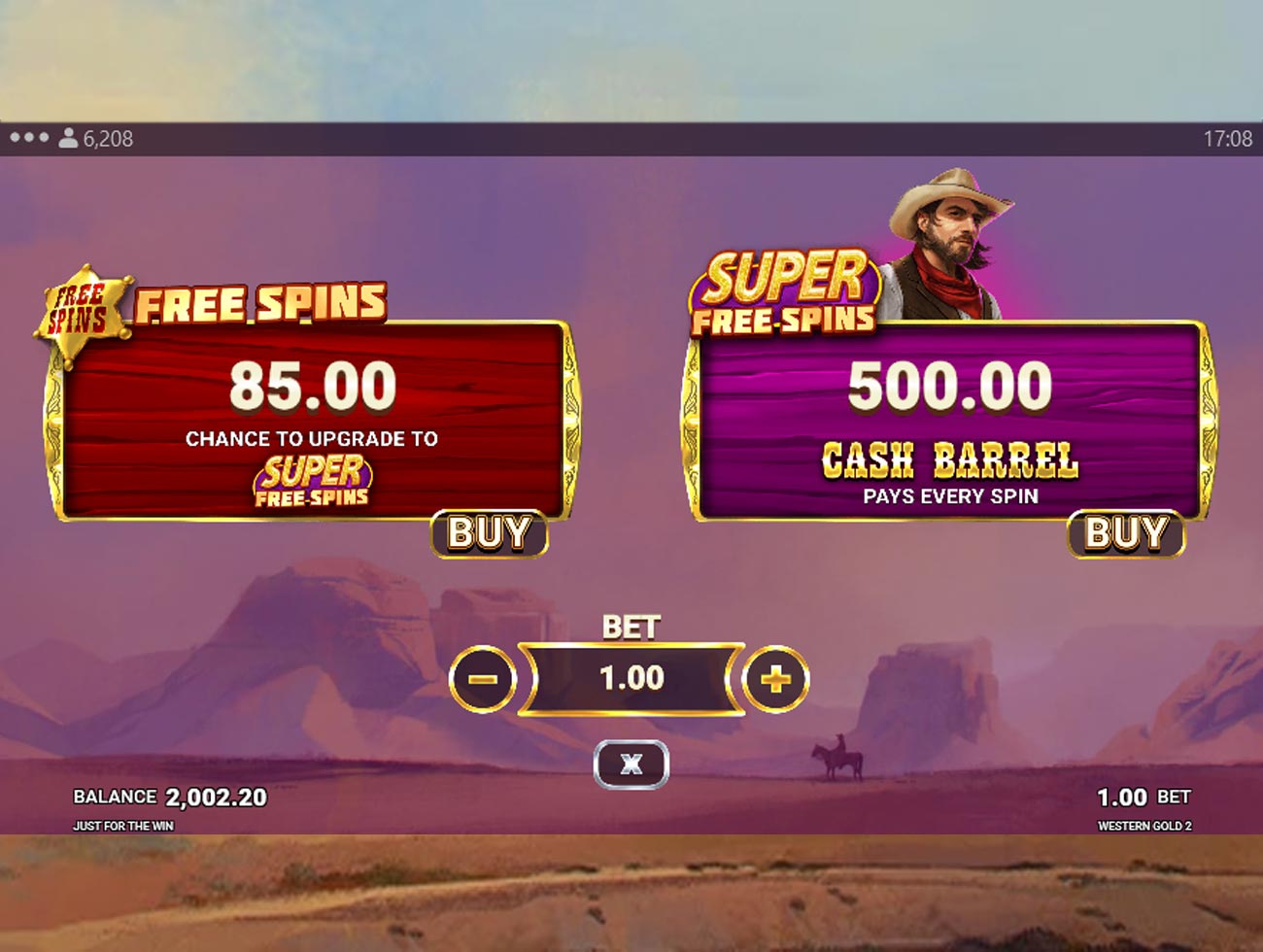 Western Gold 2 Double Barrel Buy Feature